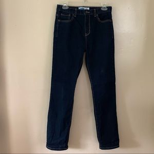 Old Navy Jeans Blue Dark Wash Skinny Built-In Flex High Rise Girls Jeans 16